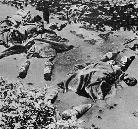 Dead, frofen German Nazis